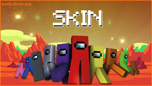 Skin Among Us For Minecraft & Map Mod screenshot