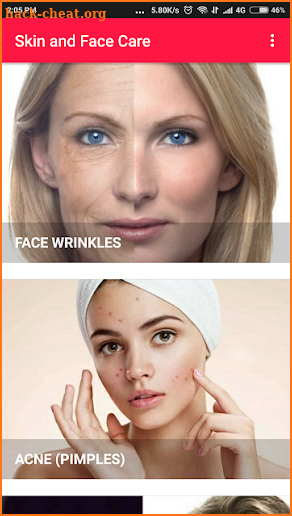 Skin and Face Care - acne, fairness, wrinkles screenshot