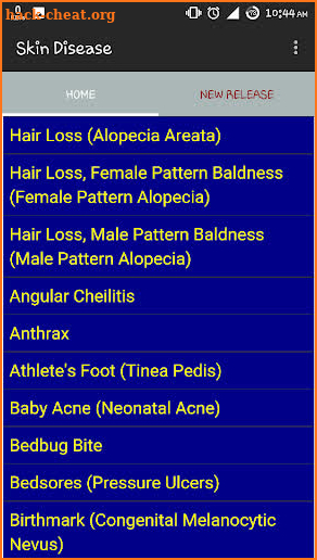 Skin Disease And Treatment screenshot