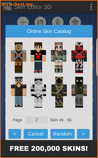 Skin Editor 3D for Minecraft screenshot