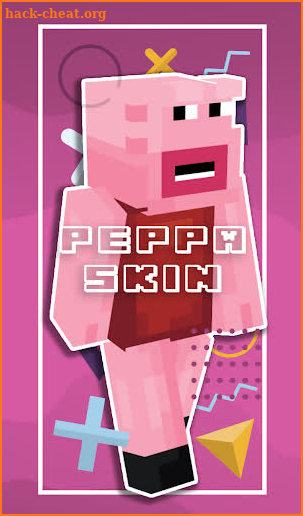 Skin Peppa For Minecraft screenshot