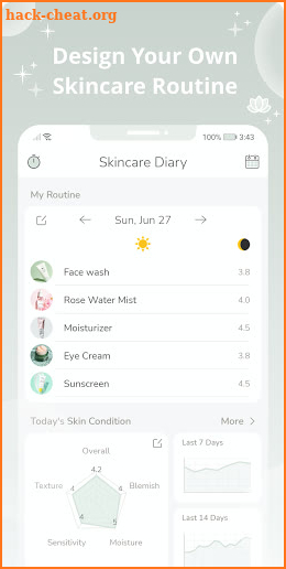 Skincare Diary - Plan & record skincare routine screenshot