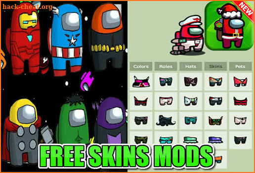Skins For Among Us 2 Mod Memu screenshot