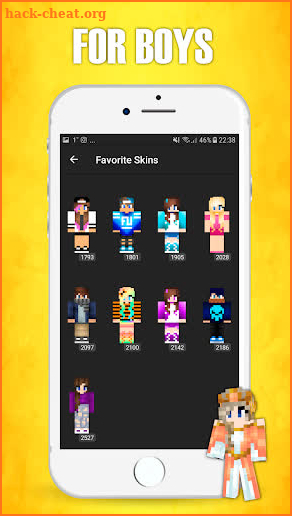 Skins for Minecraft PE screenshot