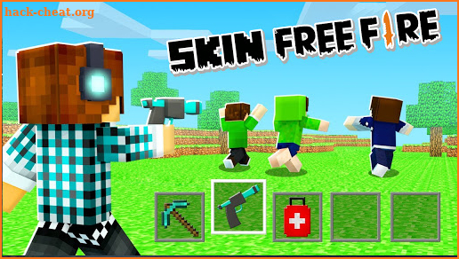 Skins 🔥Free Fire Craft For Minecraft PE 2021 screenshot
