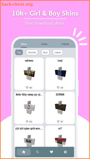 Skins Master for Roblox Shirts screenshot