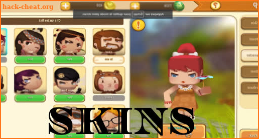 Skins: Mini world - art block screenshot