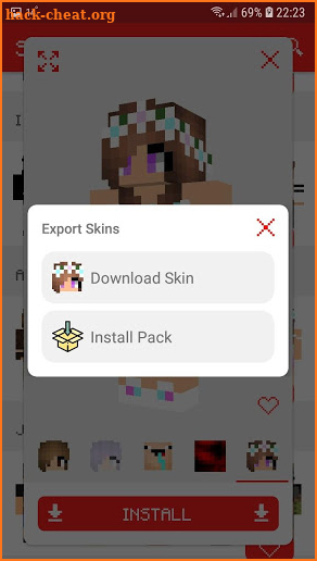 Skins Packs for Minecraft PE screenshot
