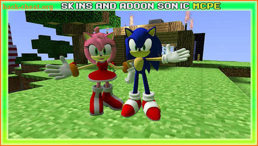 Skins Sonic for Minecraft screenshot