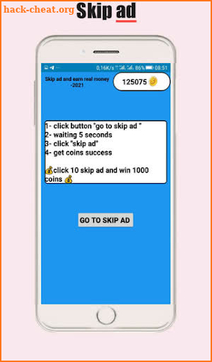 Skip ad and earn real money -2021 screenshot