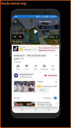 Skip Ads + screenshot