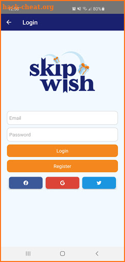 Skipwish screenshot
