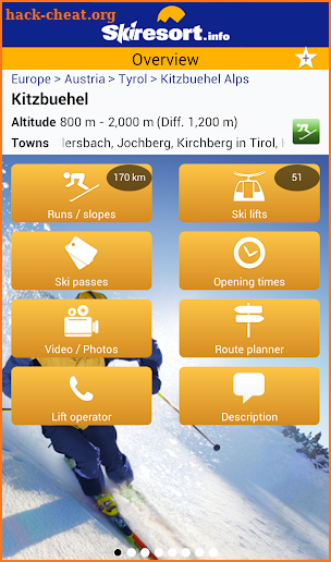 Skiresort.info – ski app screenshot