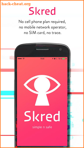 Skred Messenger screenshot