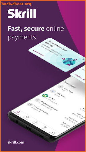 Skrill - Fast, secure payments screenshot