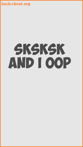 sksksk and I oop screenshot