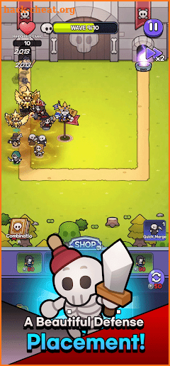 Skull Defense: Skeleton Battle screenshot