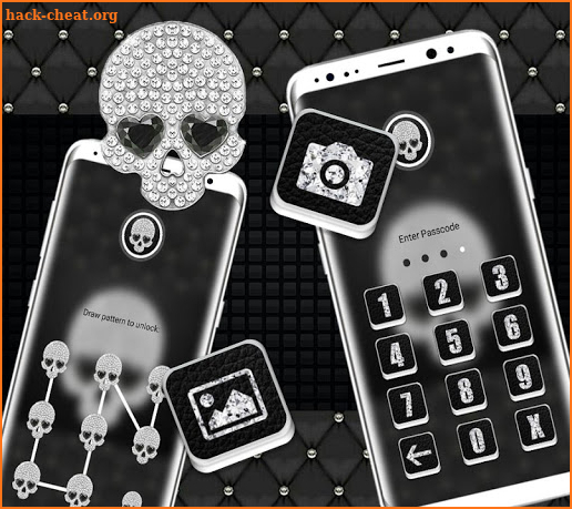 Skull Diamond Launcher Theme screenshot