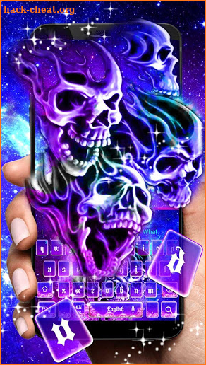 Skull Galaxy Keyboard screenshot