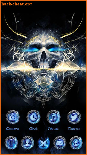 Skull GO Launcher Theme screenshot