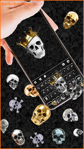 Skull  King Gravity Keyboard Background screenshot