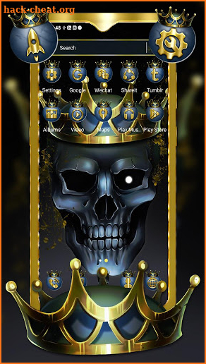 Skull King Launcher Theme screenshot
