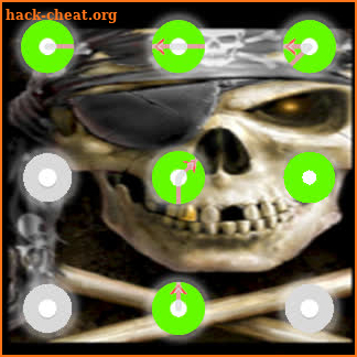 Skull Pattern Lock Screen : Skull Lock PIN : Lock screenshot