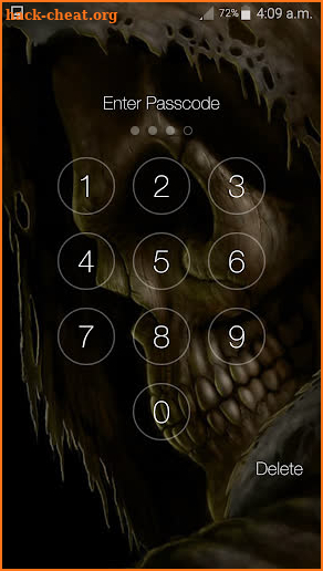 Skull Pin Screen Lock screenshot