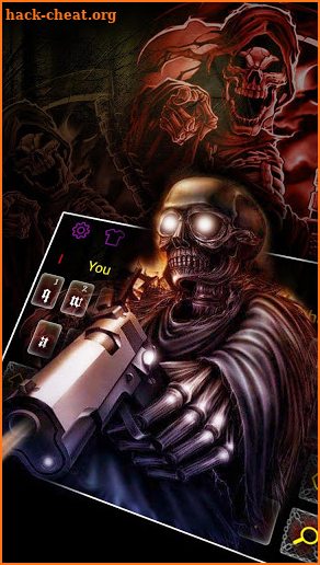 Skull Soldiers Keyboard Theme screenshot