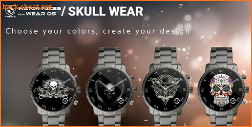 Skull Wear Watch Face screenshot
