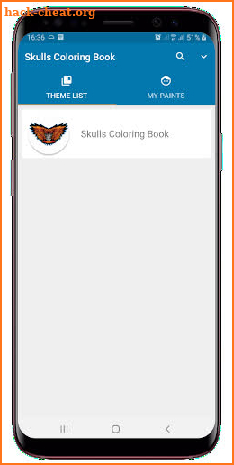 Skulls Coloring Book screenshot