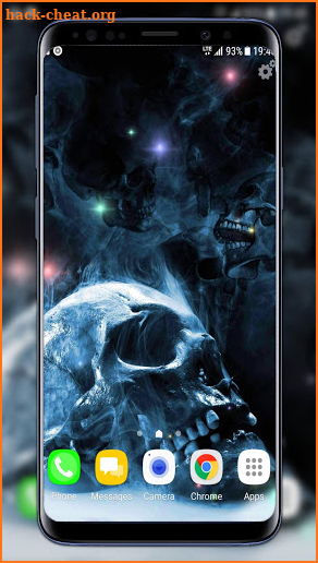 Skulls Live Wallpaper screenshot
