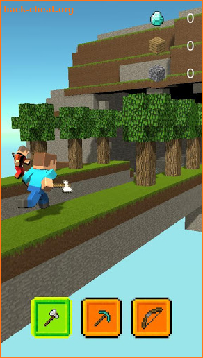 Sky Block Runner - Craft Miner Rush screenshot