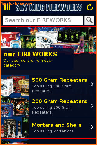 Sky King Fireworks screenshot