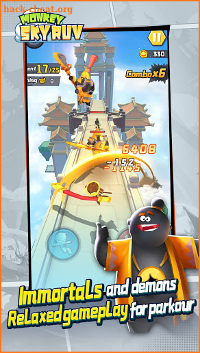 Sky Monkey Run screenshot