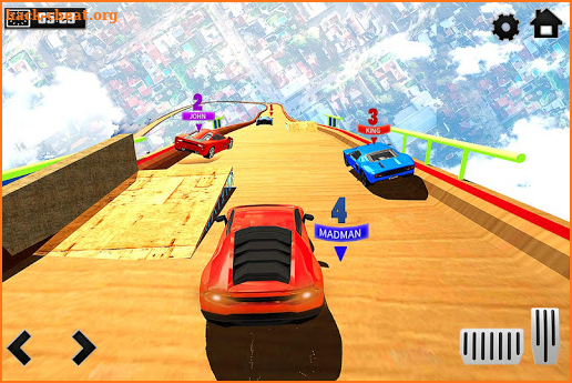 Sky Ramp Car Mega Stunts Big Jump screenshot