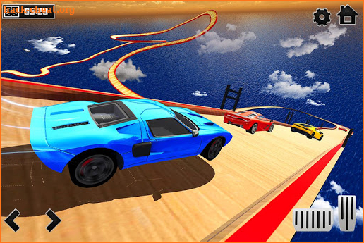Sky Ramp Car Mega Stunts Big Jump screenshot