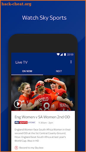 Sky Sports Live TV screenshot