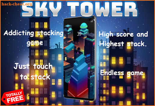 Sky Tower - Stack Endless Game screenshot