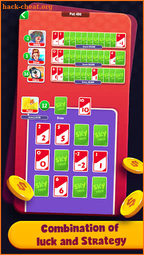 Sky Trick: Fun Skyjo Card Game screenshot