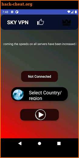 Sky VPN Pro screenshot