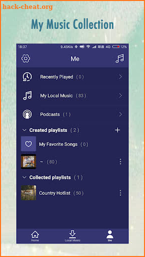 SkyBeat Radio Music Player - Free Music screenshot