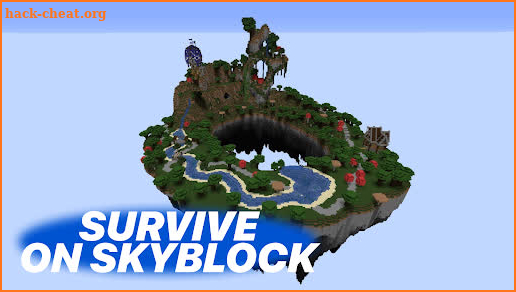 Skyblock maps for minecraft screenshot