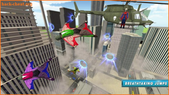 Skydiving Endless Wing Suit city Skyscraper Jump screenshot