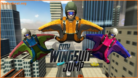 Skydiving Endless Wing Suit city Skyscraper Jump screenshot
