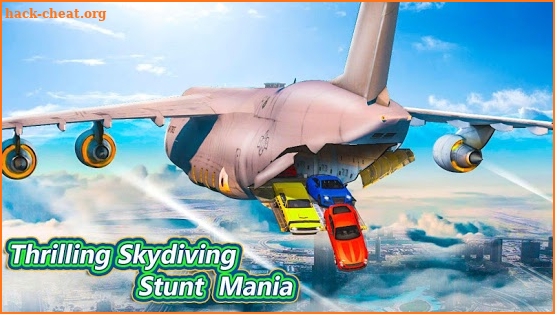 Skydiving Stunt Car Racing screenshot