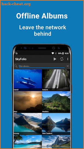 SkyFolio - OneDrive Photo Gallery and Uploader screenshot