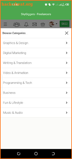 SkyGiggers: Online Freelance Marketplace screenshot