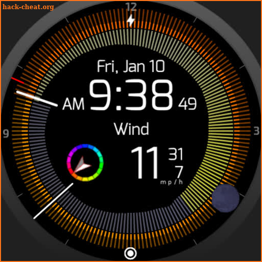 SkyHalo Weather Forecast Watch Face for Wear OS screenshot
