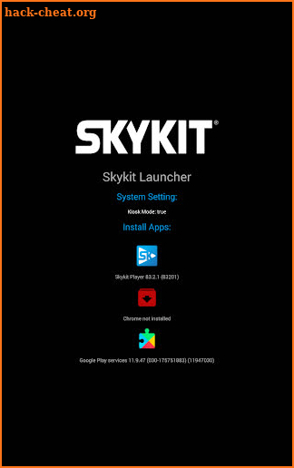 Skykit Kiosk Launcher screenshot